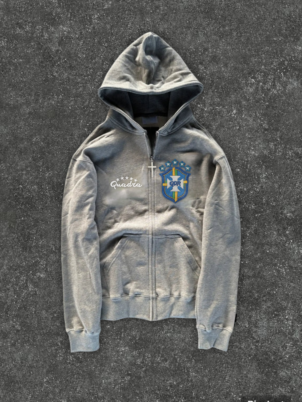PRE ORDER - Detachable Logo Zip Hoodie